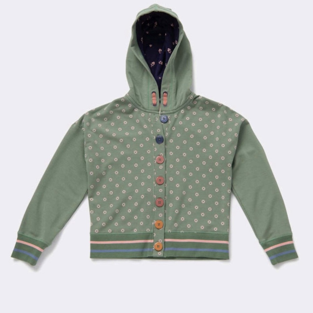 Matilda Jane Green Polka Dot Hoodie